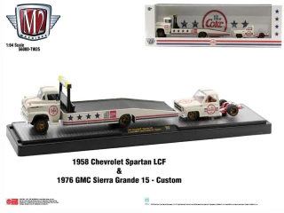 Chevrolet Spartan Gmc Sierra Grande Hauler M2 Machines Coca Cola 1/64