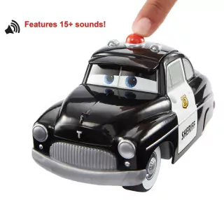 Carrinho Track Talkers Cars Disney Sheriff com Sons Mattel GXT28