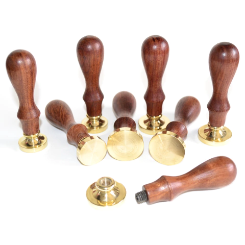 Sinete Para Lacre E Chocolate 25mm Coração Simples Sellart