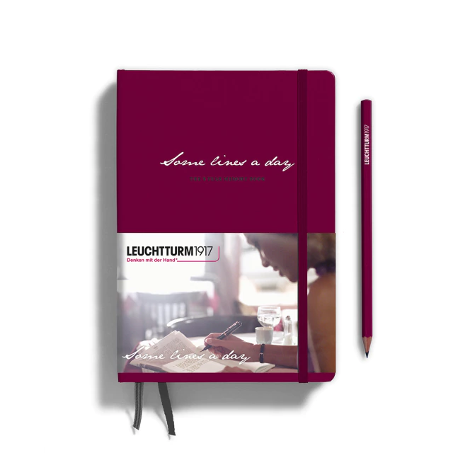 Diário de 5 Anos Leuchtturm1917, Some Lines A Day, Medium (A5) - Capa dura, Vermelho Porto 368169 - comprar online Diário de 5 Anos Leuchtturm1917, Some Lines A Day, Medium (A5) - Capa dura, Vermelho Porto 368169 - comprar online