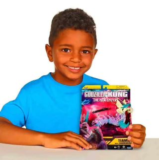 Boneco Tiamat de 15cm com Submarino Godzilla Novo Império Sunny 4670