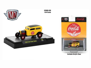 Ford Tudor Sedan 1932 Coca-Cola 1/64 Machines 52500