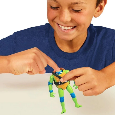 Boneco Tartarugas Ninja Leonardo Cabeça Retrátil Sunny 4682