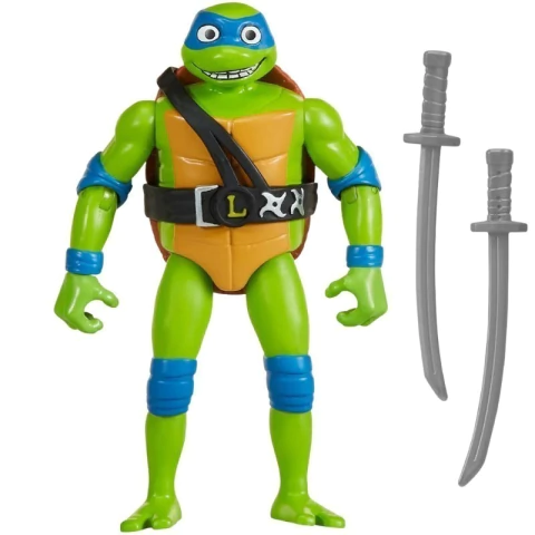 Boneco Tartarugas Ninja Leonardo Cabeça Retrátil Sunny 4682