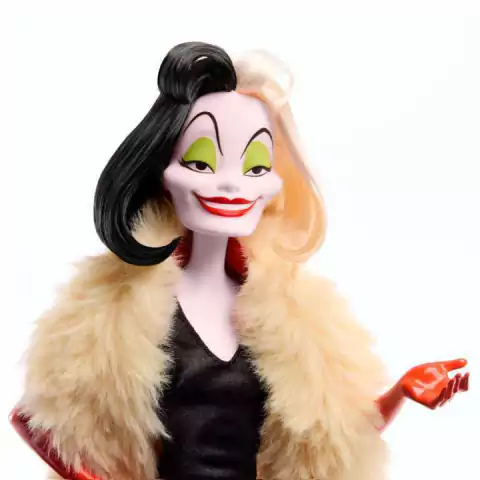 Disney Collector Villains Evil Queen Cruella Yzma Aniversário 100 Anos Hrf56 Mattel