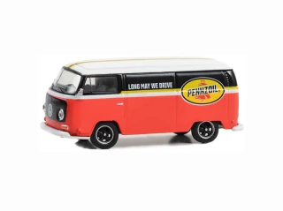 1969 Volkswagen Type 2 Panel Van Pennzoil 1:64 Greenlight 36090A