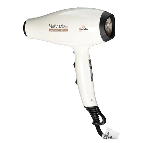 Secador Professional Ga.ma Via Veneto White Ion 2200w