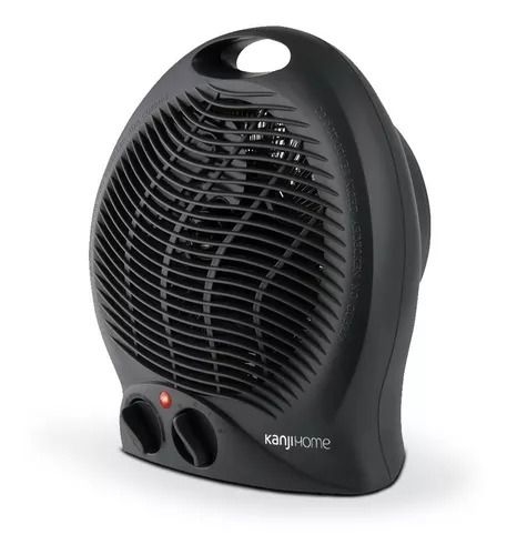 Caloventor Con Termostato Kanji Home Ch103 De 2000w Negro