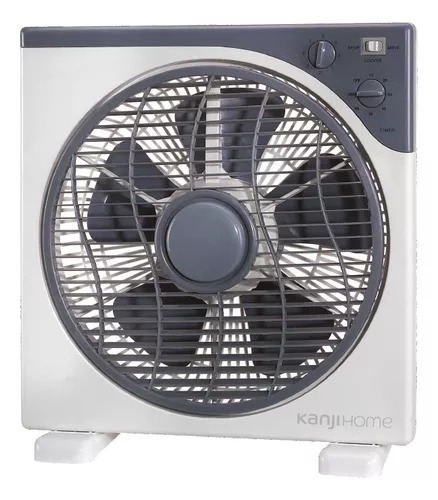 Turbo Ventilador 12 Kanji Kjh-fh1201 Timer 40w 3 Velocidades 5 Aspas