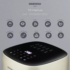 Freidora De Aire Digital 6 Lts 1500w Daewoo Daf-1885 blanca - comprar online