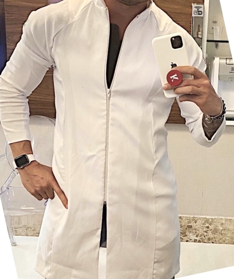 Jaleco Raglan Branco