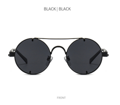 Anteojos Redondos Lennon Metal Retro Vintage Steampunk - KITCH TECH