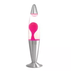Lampara De Lava Liquido Con Movimiento Rosa Decoracion - comprar online