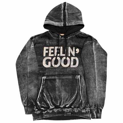 Buzo Hoodie Canguro Feelin' Good Dark Grey