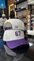 BONÉ SNAPBACK COLEÇÃO NAVIRAI - OFF-WHITE / ROXO - loja online