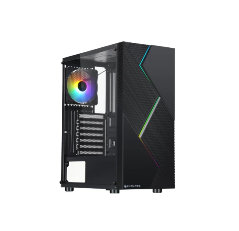 GABINETE EVOLABS BOLT EVO100A + 1 FAN ARGB