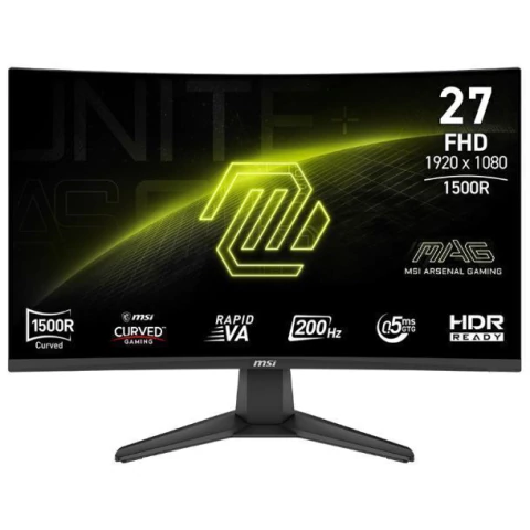 MONITOR MSI 27" CURVO MAG 276CF E20 FHD VA 200HZ 1MS HDMI DP