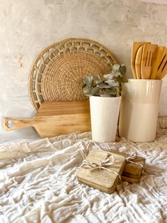 Posa vasos de madera x2