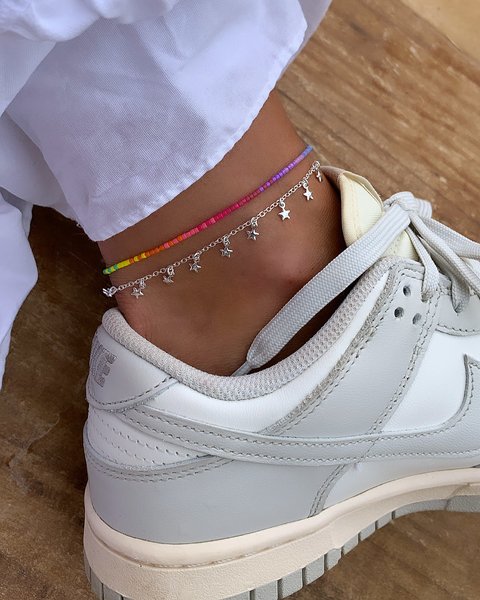 Tornozeleira - Banhada à Ouro / Banhada à Prata ☼