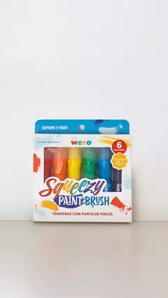 TEMPERAS WERO PUNTA PINCEL SQUEEZE PAINT BRUSH
