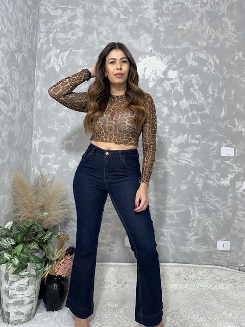 Cropped Animal Print - comprar online