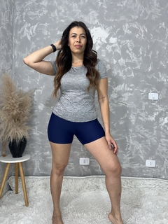 Camiseta Cinza - Lemour Modas