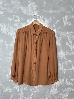 Camisa Social Marrom - Lemour Modas