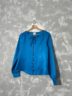Camisa Azul A Collection - comprar online