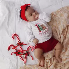 SUÉTER BEBÊ PRIMEIRO NATAL na internet