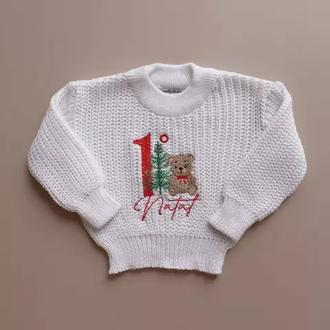 SUÉTER BEBÊ PRIMEIRO NATAL - comprar online