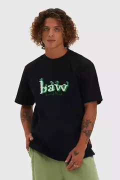 CAMISETA BAW REGULAR MUSH PRETO