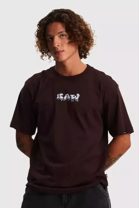 CAMISETA BAW REGULAR 3D MARROM