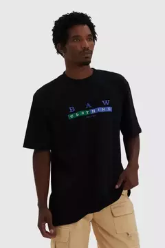 CAMISETA BAW REGULAR CLOTHING 90S PRETO - comprar online
