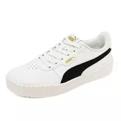 TENIS PUMA CARINA 3.0 BDP WHITE BLACK GOLD na internet