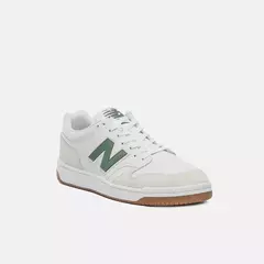 TENIS NEW BALANCE 480 BRANCO VERDE MILITAR CONCRETE na internet