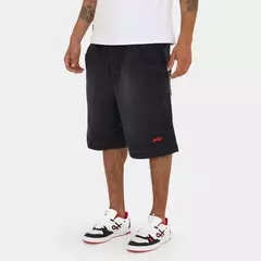 BERMUDA WATS JEANS TAG PRETO MARMORIZADO - comprar online