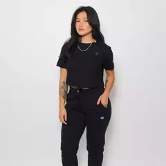 CROPPED CHAMPION FEM LEV C LOGO BLACK - comprar online