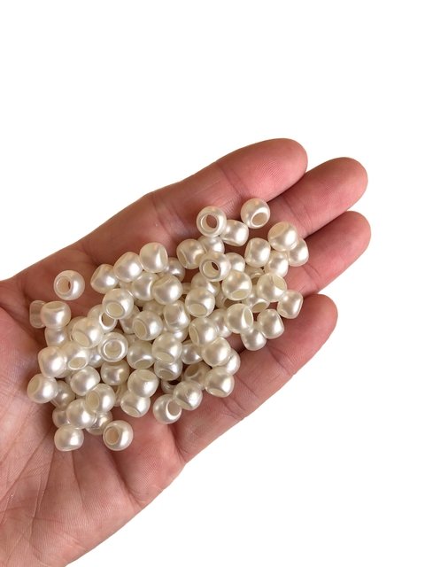 Miçanga tererê pérola - 25 gramas