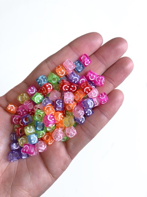 Dadinho smile colorido translúcido - 25 gramas