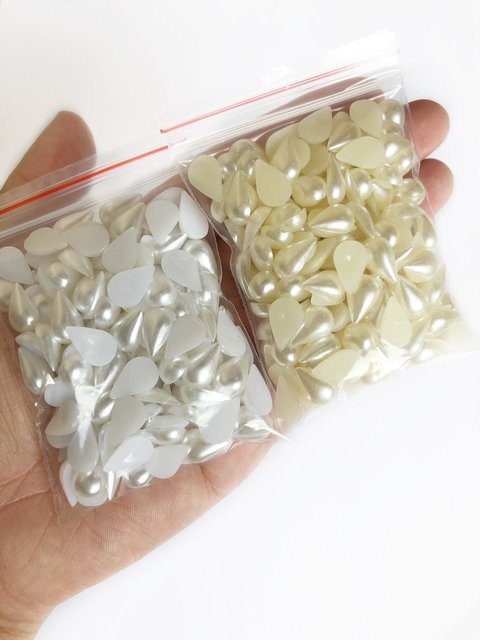 meia pérola gota - 25 gramas