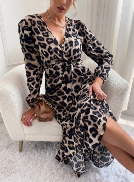 Vestido Midi Estampado cod 0985 - loja online