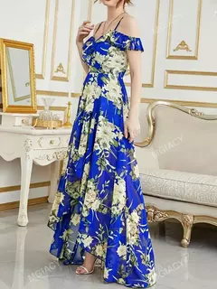 Vestido Longo Cristina Estampado Cod 59 na internet