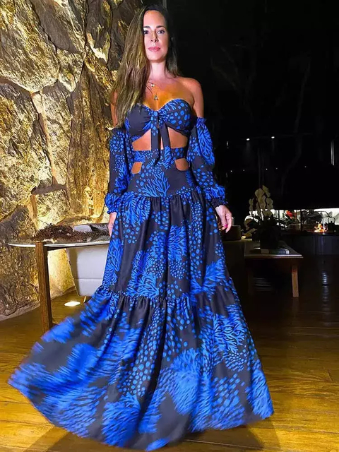 Conjunto Top E Saia Karol DL 1425