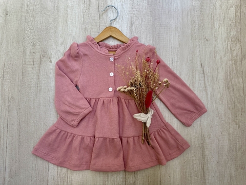 VESTIDO PRINCESA WAFFLE ROSA - comprar online