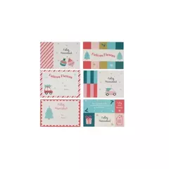 IBICRAFT TARJETAS 6 DISEÑOS NAVIDAD