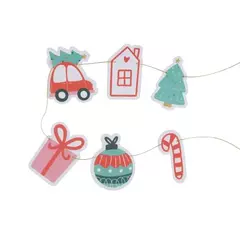 IBICRAFT DIE CUTS 180grs 6 DISEÑOS + CORDEL NAVIDA