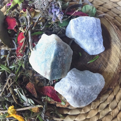 CUARZO AZUL en bruto