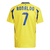 Camisa Infantil Al Nassr FC 24/25 Ronaldo #7 CR7 Amarela Adidas Original - comprar online