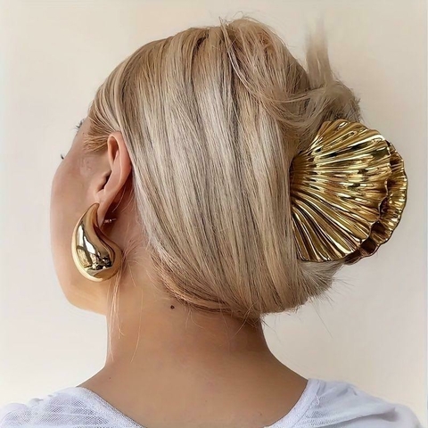 Prendedor de cabelo - Concha