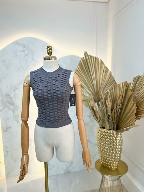 Cropped modal - cinza